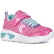 Baskets basses enfant Geox assister sneakers fuchsia aqua