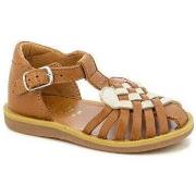 Sandales enfant Pom d'Api Sandales Poppy Love Camel