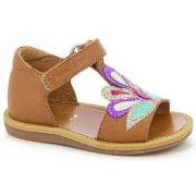 Sandales enfant Pom d'Api Sandales Poppy Fire Camel