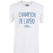 T-shirt Madame Tshirt TEE SHIRT APERO - Blanc - S