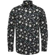 Chemise Vanguard Chemise Fleurs Noir