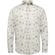 Chemise Vanguard Chemise Fleurs Beige