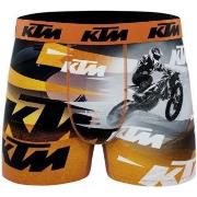 Boxers Ktm Boxer Homme Microfibre BMX Orange Gris