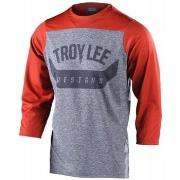 T-shirt Troy Lee Designs TLD Maillot VTT Ruckus 3/4 - Arc Red Cla