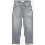 Jeans Le Temps des Cerises Jeans boyfit cosy 7/8ème destroy gris