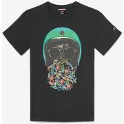 T-shirt Le Temps des Cerises T-shirt gregor noir imprimé