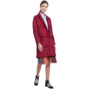 Manteau Desigual Manteau Long Femme Catrina Rouge 18wwewbu