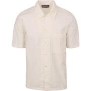 Chemise Marc O'Polo Chemise Manches Courtes Seersucker Off White