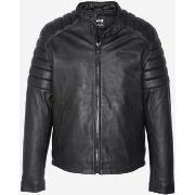 Veste Schott LCBIKERQTBD BLACK