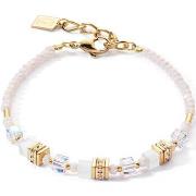 Bracelets Coeur De Lion Bracelet motif mini-cube blanc