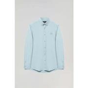 Chemise Polo Club BLOCK FRAME SHIRT REG OXFORD