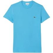 T-shirt Lacoste T shirt col rond Ref 52097 IY3 Bleu celeste