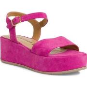 Sandales Tamaris pink suede casual open sandals