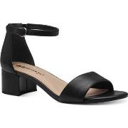 Sandales Tamaris black matt casual part-open sandals