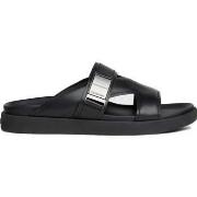 Chaussons Calvin Klein Jeans iconic plaque slippers