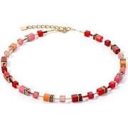 Collier Coeur De Lion Collier GeoCube Iconic or rouge