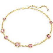 Collier Swarovski Collier Imber taille octogonale rose