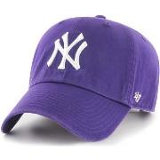 Casquette '47 Brand 47 CAP MLB NEW YORK YANKEES CLEAN UP PURPLE