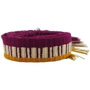 Ceinture Guanabana Ceinture Fringes Femme Mustard/Mauve