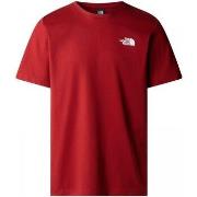 T-shirt The North Face NF0A87NP M SS BOX NSE TEE-POJ IRON RED
