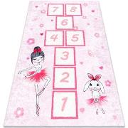 Tapis Rugsx Tapis lavable JUNIOR 51828.802 marelle, ballerine 80x150 c...