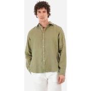 Chemise La Martina YMC007-TL319-03034 VETIVER