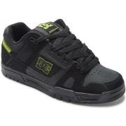 Chaussures de Skate DC Shoes STAG black lime green