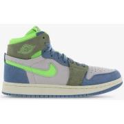 Baskets montantes Nike NIKE AIR JORDAN 1 ZOOM GRIS VERT