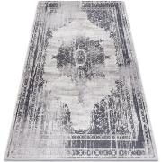 Tapis Rugsx Tapis lavable ANDRE 1187 Ornement, vintage antidé 80x150 c...