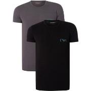 Pyjamas / Chemises de nuit Emporio Armani Lot De 2 T-Shirts Lounge Cre...