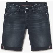 Short Le Temps des Cerises Bermuda laredo en jeans bleu noir