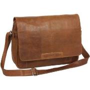 Sac ordinateur Chesterfield Messenger 15.6 pouces Richard Cognac