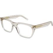 Lunettes de soleil Saint Laurent SL 598 OPT Cadres Optiques, Beige, 56...