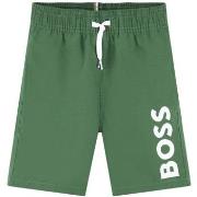 Maillots de bain enfant BOSS Short de bain junior vert J50662/651