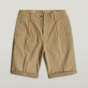 Short G-Star Raw D24544 C962 PLEATED CHINO-B444 SAFARI