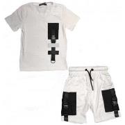 Maillots de bain enfant Boom Kids Ensemble short et tee shirt junior r...