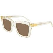 Lunettes de soleil Bottega Veneta BV1005S Lunettes de soleil, Beige/Ma...