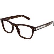 Lunettes de soleil Saint Laurent SL 664 Cadres Optiques, Havana/Transp...