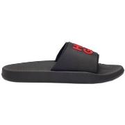 Baskets BOSS MULES NOIRES À BRIDE LOGOTÉE ROUGE NIL_SLID_MDTPU_N