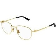 Lunettes de soleil Bottega Veneta BV1301O Cadres Optiques, Or/Transpar...