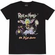 T-shirt Rick And Morty Oh It Gets Darker