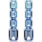 Boucles oreilles Swarovski Boucles d'oreilles Millenia bleues