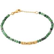 Bracelets Brillaxis Bracelet perles rubis zoisite 18 cm