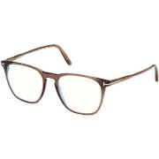 Lunettes de soleil Tom Ford FT5937-B Cadres Optiques, Maron, 52 mm