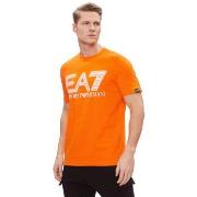 Debardeur Emporio Armani EA7 Tee shirt homme Orange EA7 3DPT37 PJMUZ 1...
