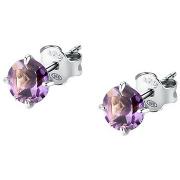 Boucles oreilles Cleor Boucles d'oreilles en argent 925/1000 et zircon