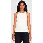 T-shirt Knowledge Racer Top White