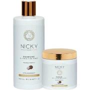 Soins cheveux Nicky Lot Shampoing et Masque à l'Huile de Coco