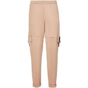 Pantalon Liu Jo Pantalon cargo en coton molletonné