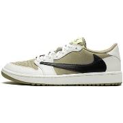 Baskets Nike Air Jordan 1 Retro Low Golf Travis Scott Neutral Olive